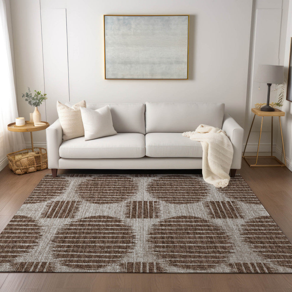 Indoor/Outdoor Sedona SN13 Driftwood Machine Washable 10' x 14' Rug