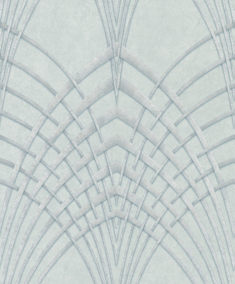 Structures Textured Wallpaper, Arches, 32252, Gray, One Roll