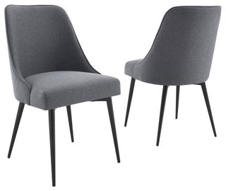 Colfax Side Chair Charcoal, Set of 2, Charcoal