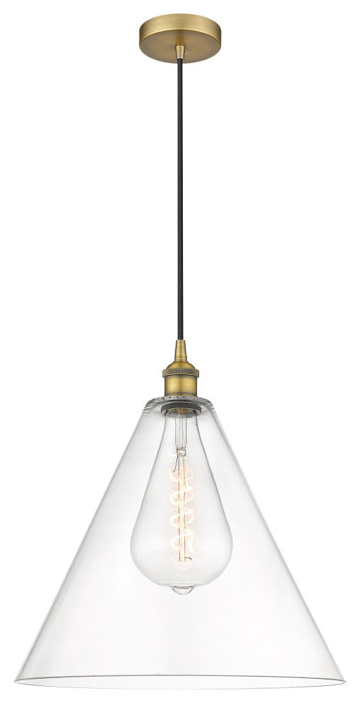 Innovations 616-1P-BB-GBC-162 1-Light Pendant, Brushed Brass