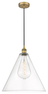 Innovations 616-1P-BB-GBC-162 1-Light Pendant, Brushed Brass