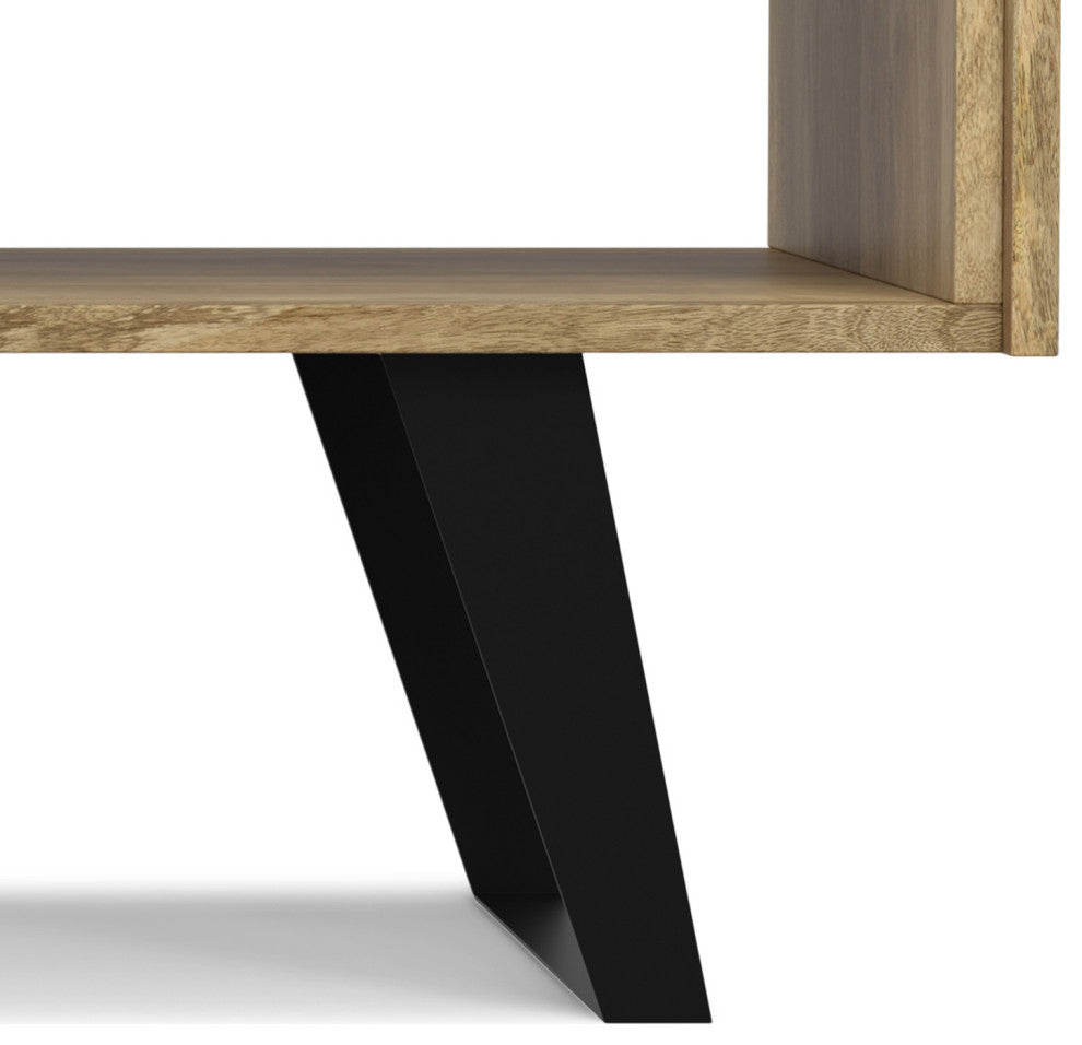Lowry Solid Acacia Wood Coffee Table, Natural