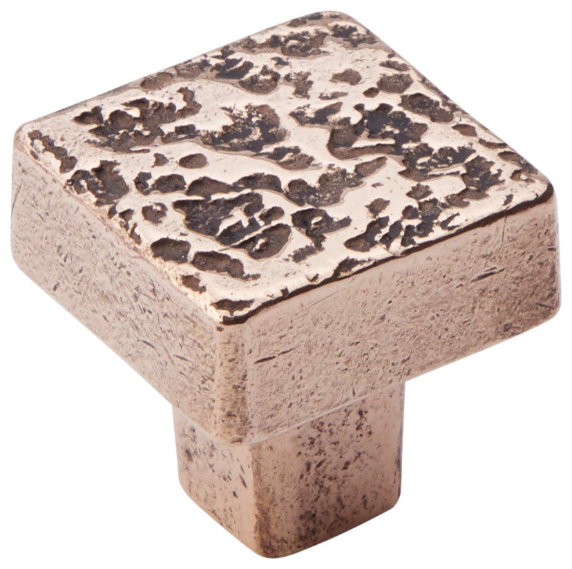 Cosmos Knob, Natural Bronze, Square Knob