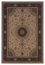 Oriental Weavers Ariana Ivory/Black Oriental Indoor Area Rug 7'10"X11'