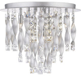 Quoizel PCTK1616C Six Light Flush Mount, Polished Chrome Finish