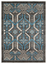 Axel Tribeca Contemporary Area Rug, Gray, 7'10"x9'10"