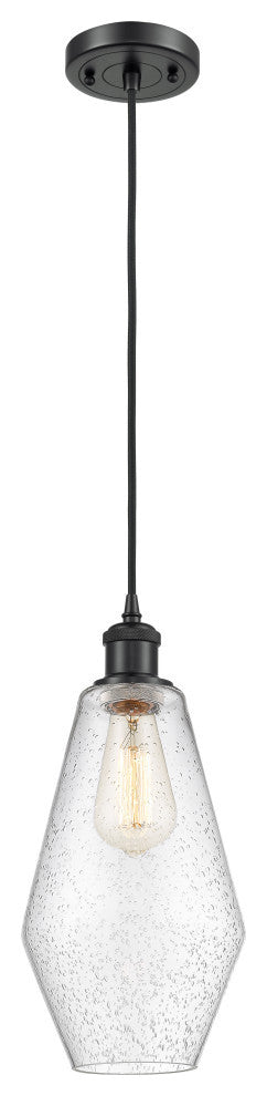 Innovations 516-1P-BK-G654-7-LED 1-Light Mini Pendant, Matte Black