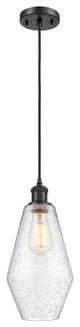 Innovations 516-1P-BK-G654-7-LED 1-Light Mini Pendant, Matte Black