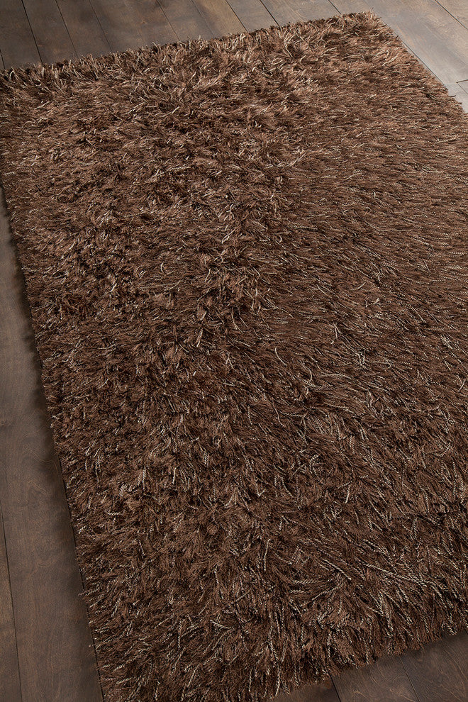 Onex Contemporary Area Rug, Brown, 7'9"x10'6"