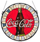 Meyda Lighting 21"W X 21"H Coca-Cola Bottle Cap Stained Glass Window