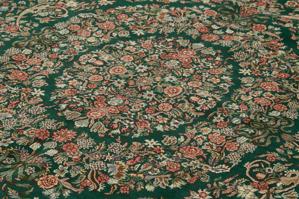 Rug N Carpet - Handmade Oriental 8' 0'' x 10' 7'' Wool Oushak Area Rug