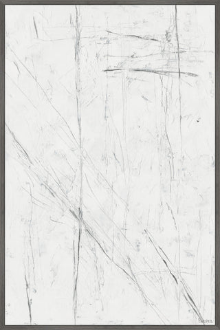 "Key Intersection" Floater Framed Painting Print on Canvas, 24x36