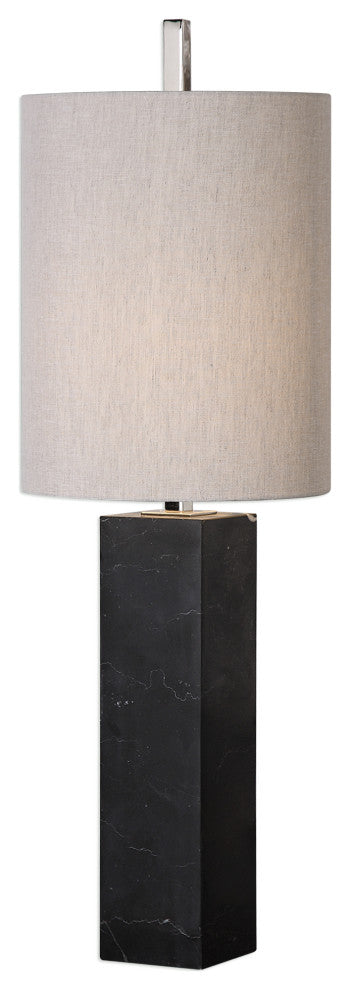 Uttermost Delaney Marble Column Accent Lamp