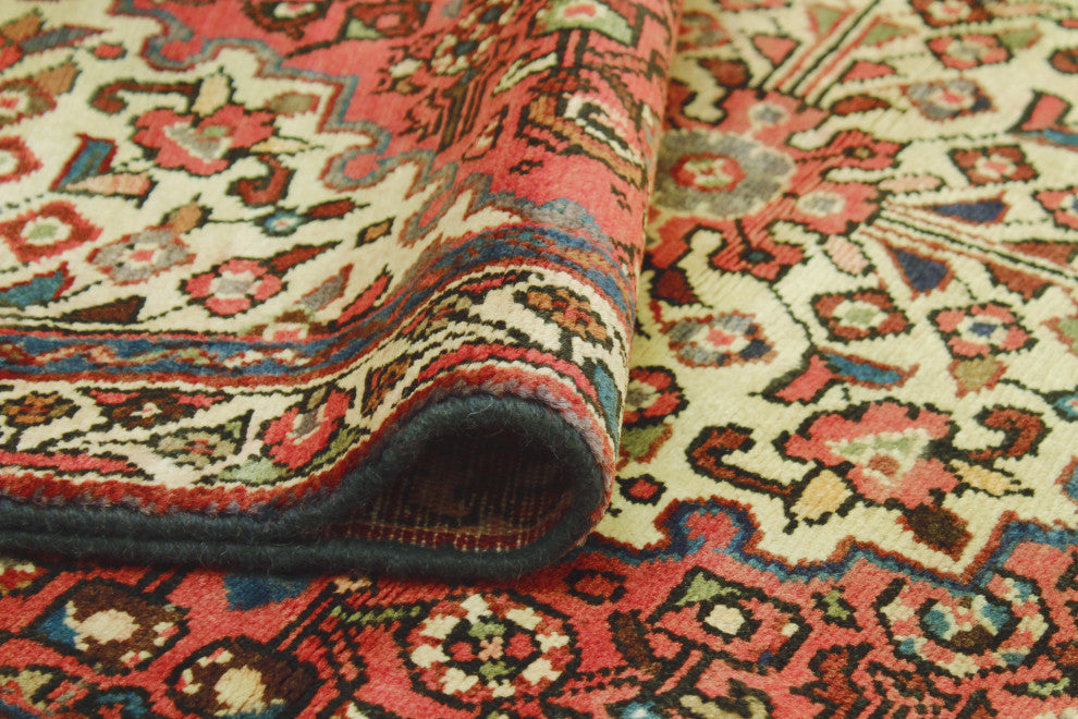 Fine Vintage Distressed Lucinda Rust/Ivory Runner, 3'1 x 9'6