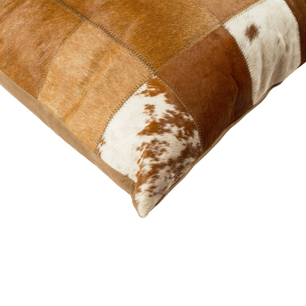 Natural Home Decor Torino Cowhide Pillow, 1-Piece