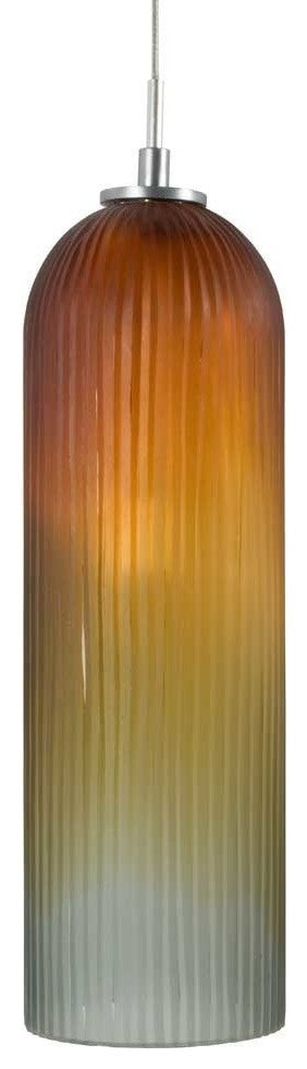 Light Low Voltage Pendant And Canopy Kit, Amber Bronze, Bronze Smoke Gradient Sa