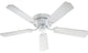 Quorum Custom Hugger 52" Ceiling Fan, White