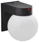 LED Security Light Wall Pack, 12W, Round, Bronze