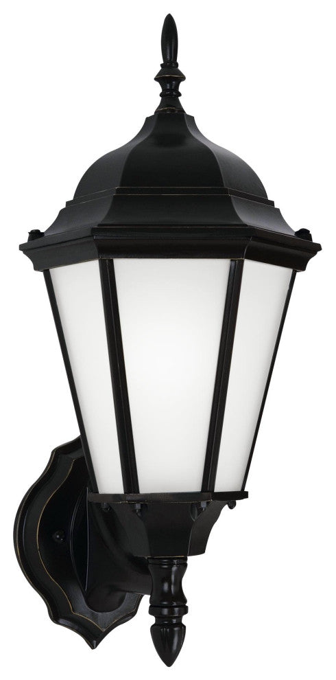Bakersville 1-Light Outdoor Wall Lantern, Black