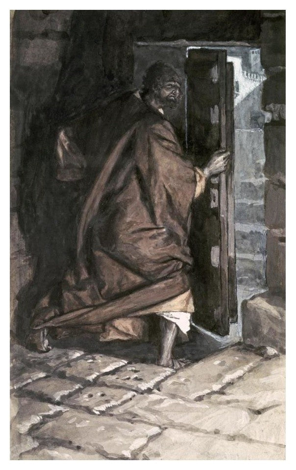 "Departure of Judas" Digital Paper Print by James Tissot, 16"x24"