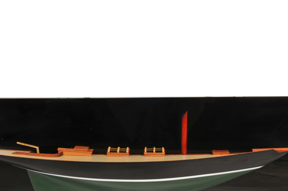 Pen Duick Half-Hull Scaled Model Boat Yacht Handmade