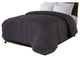 All Season Microfiber Down Alternative Comforter, Gray, Twin