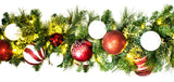 9' Sequoia Garland Decorated With The Candy Ornament