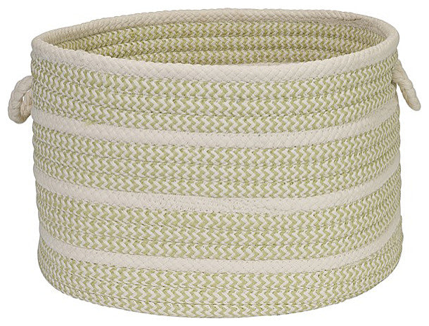 Colonial Mills Basket Poppy Basket Green Round