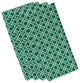 Rope Rigging, Geometric Print Napkin, Green, Set of 4