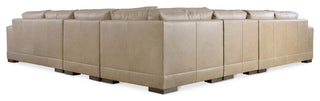 Bernhardt Lars Leather 5-Piece Sectional