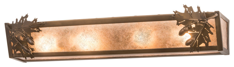 29W Oak Leaf & Acorn Vanity Light