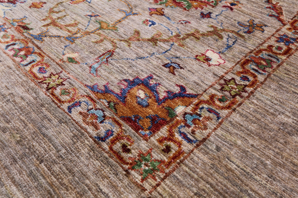 5' 8" X 7' 10" Hand Knotted Persian Tabriz Rug Q7447