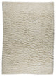Hand Knotted White New Zealand Wool Area Rug