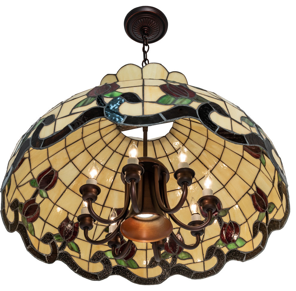 23 Wide Roseborder Pendant