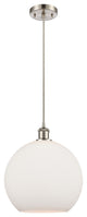 Innovations 516-1P-SN-G121-12 1-Light Mini Pendant, Brushed Satin Nickel