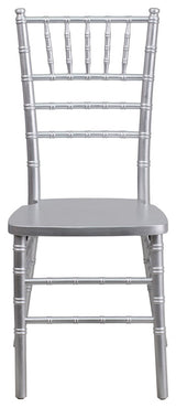 HERCULES Series Silver Wood Chiavari Chair