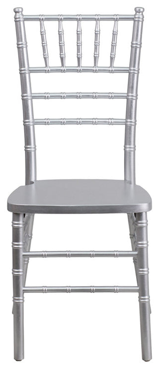 HERCULES Series Silver Wood Chiavari Chair