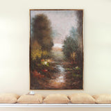 Silent River Hand-Painted Canvas Art