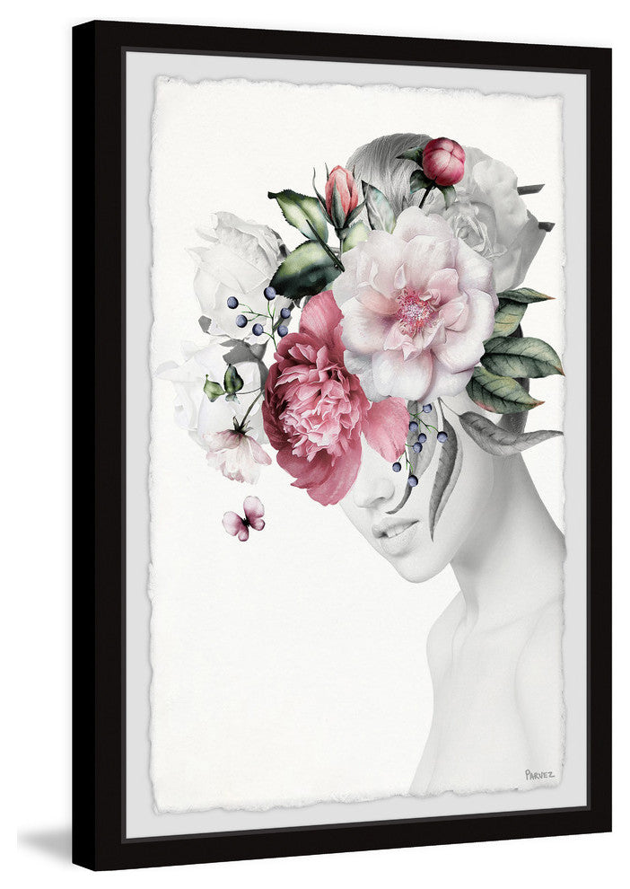 "Whimsical Bloom" Framed Painting Print, 20"x30"