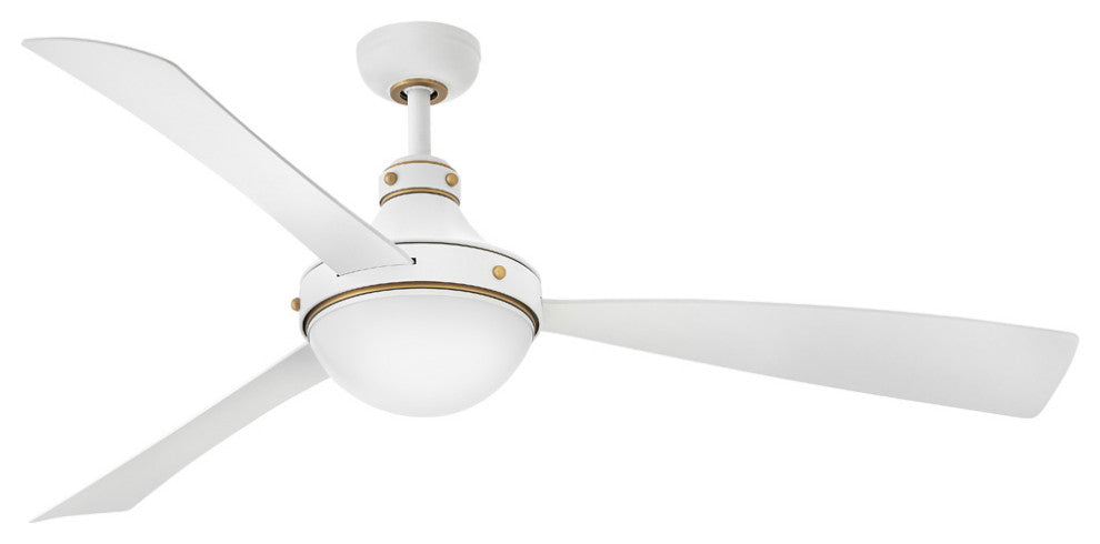 Hinkley Oliver 62" Led Smart Fan, Matte White