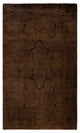 Overdyed One-of-a-Kind Hand-Knotted Area Rug Brown, 3' 1" x 5' 2"