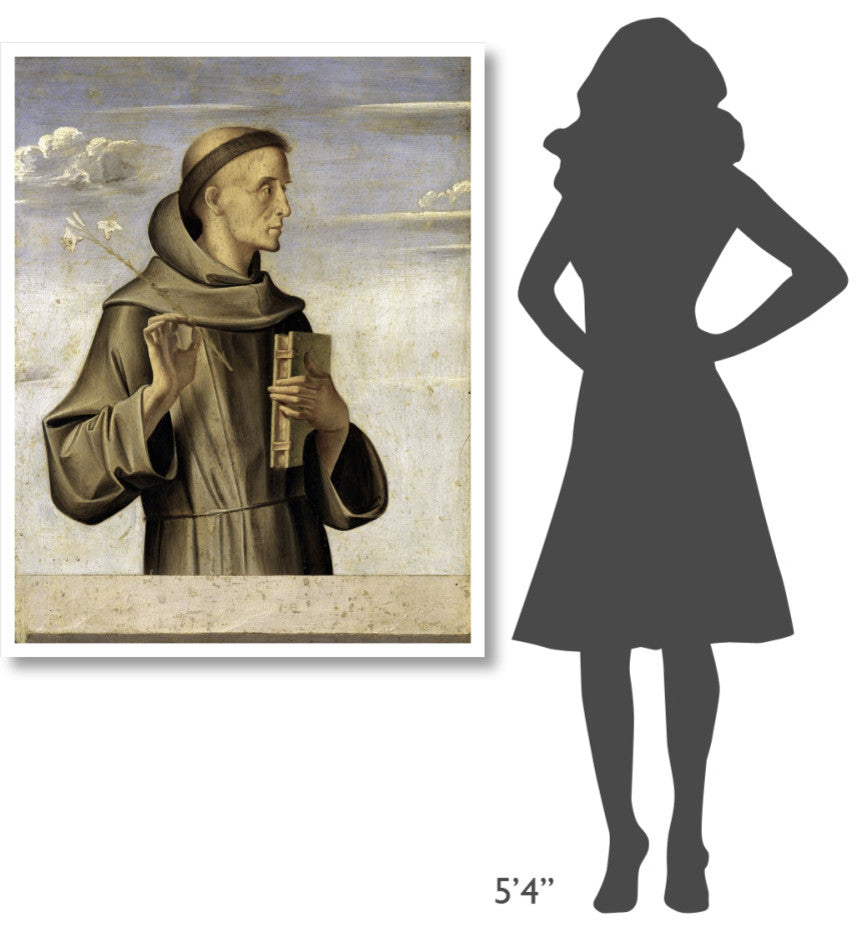 "Saint Anthony" Digital Paper Print by Alvise Vivarini, 36"x46"