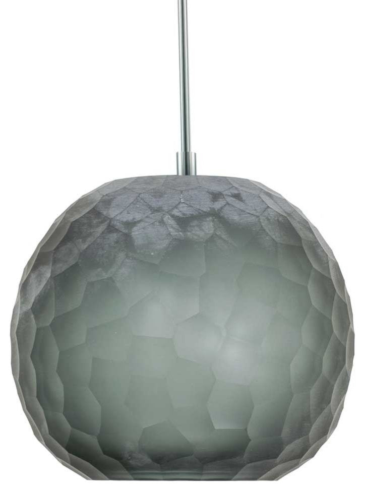 Light Low Voltage Pendant And Canopy Kit, Amber Bronze, Smoke Chrome
