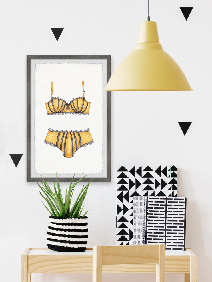 "Wear the Bikini" Framed Painting Print, 16x24