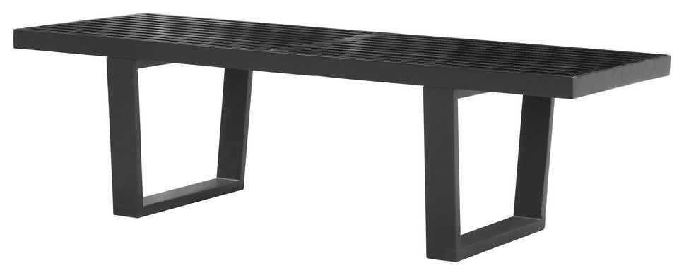 Modern Classics Wood Bench 48", Black