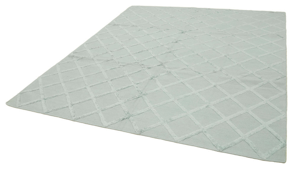 Rug N Carpet - Hand-knotted Modern Design 8' 0'' x 10' 0'' Flatweave Kilim Rug