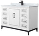 Marlena 48" Single Vanity, Top, Black Trim