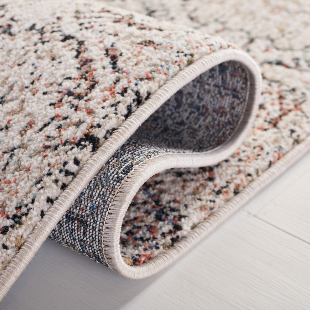 Safavieh Lauren Ralph Lauren Collection LRL1610 Rug, Ivory/Navy, 6'x9'2"