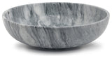 Laurus Marble Bowl, Cloud Gray, 16"