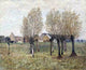 Alfred Sisley A Normandy Farm, 20"x25" Wall Decal